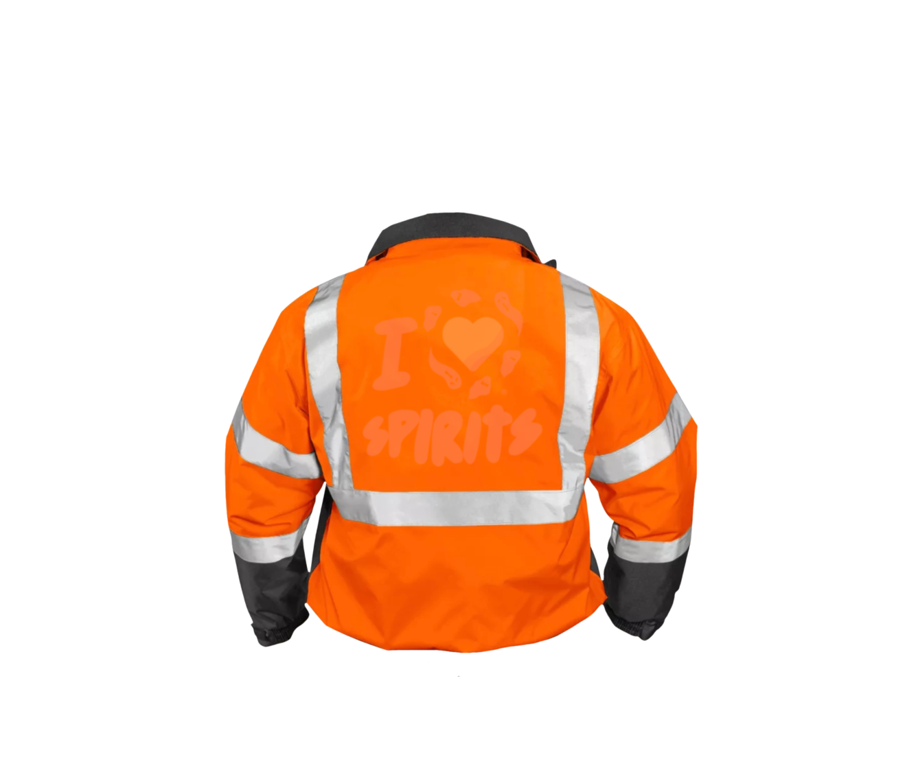 All Love Reflective Running Jacket - Orange