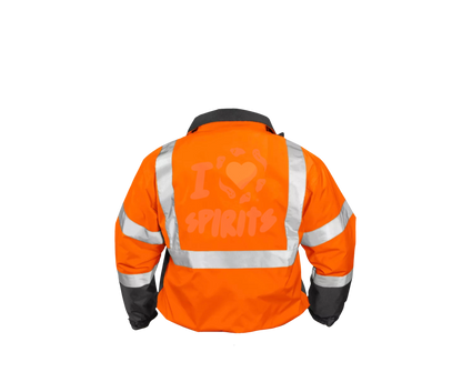 All Love Reflective Running Jacket - Orange